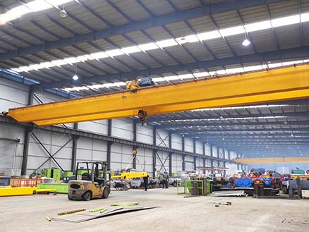 10 ton European double girder overhead crane sent to Saudi Arabia
