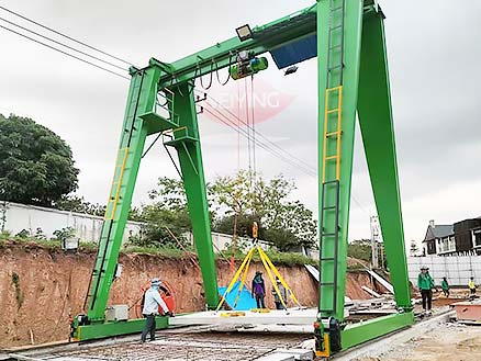 5T-6M Gantry Crane Shipped to Thailand