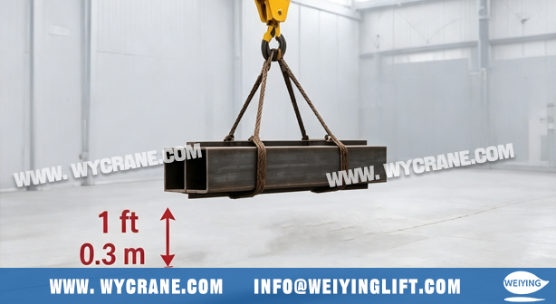 Raise the Load Approximately 1 Foot (0.3 m) Off the Ground
